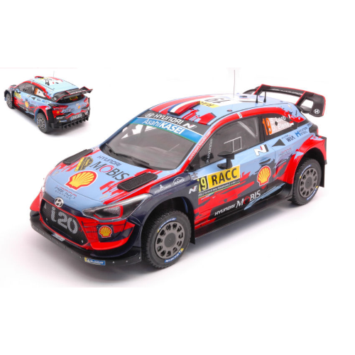 HYUNDAI i20 WRC N.19 RALLY CATALUNYA 2019 LOEB-ELENA 1:18  Ixo Model Auto Rally Modellino