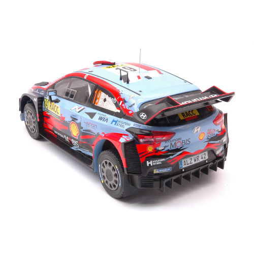HYUNDAI i20 WRC N.19 RALLY CATALUNYA 2019 LOEB-ELENA 1:18  Ixo Model Auto Rally Modellino