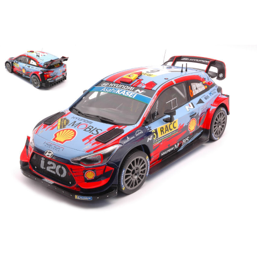 HYUNDAI i20 WRC N.6 RALLY CATALUNYA 2019 SORDO-DEL BARRIO 1:18 Ixo Model Auto Rally Modellino