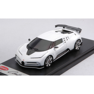BUGATTI CENTODIECI 2019 WHITE 1:43 Looksmart Auto Stradali Modellino