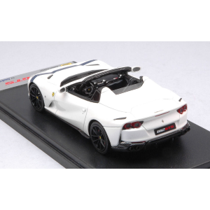 FERRARI 812 GTS 2019 BIANCO ITALIA BLUE LIVERY 1:43 Looksmart Auto Stradali Modellino