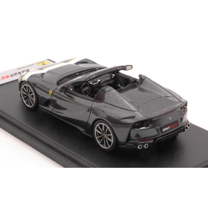 FERRARI 812 GTS 2019 GRIGIO SILVERSTONE- WHITE YELLOW LIVERY 1:43 Looksmart Auto Stradali Modellino