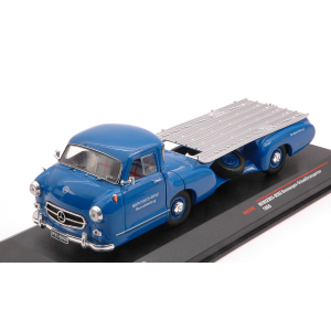 MERCEDES RENNTRANSPORTER 1955 BLAUES WUNDER 1:43 Ixo Model Camion Modellino