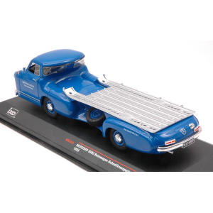 MERCEDES RENNTRANSPORTER 1955 BLAUES WUNDER 1:43 Ixo Model Camion Modellino