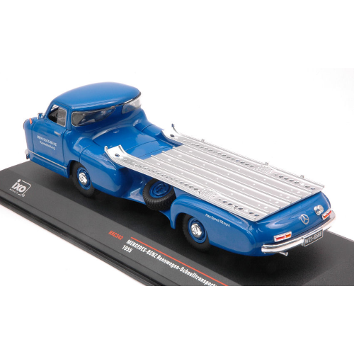 MERCEDES RENNTRANSPORTER 1955 BLAUES WUNDER 1:43 Ixo Model Camion Modellino