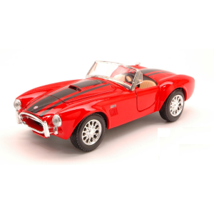 SHELBY COBRA 427 1965 RED/BLACK 1:24 Maisto Auto Stradali Modellino