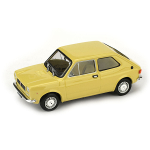 FIAT 127 1971 GIALLO TAHITI 1:43 Brumm Auto Stradali Modellino