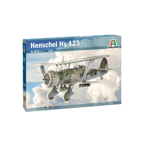 HENSCHEL HS 123 KIT 1:48 Italeri Kit Aerei Modellino