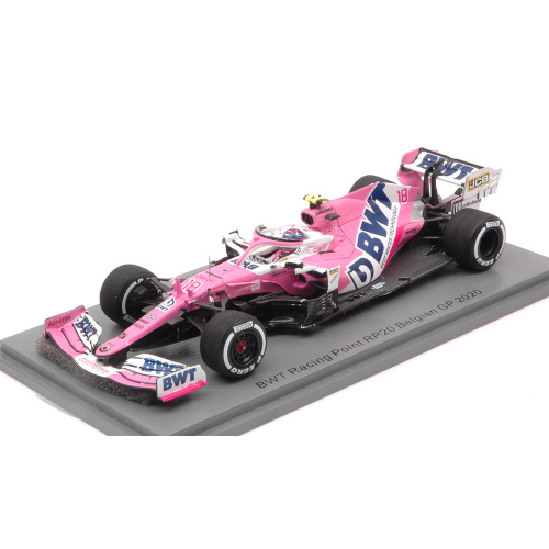 BWT RACING POINT RP20 LANCE STROLL 2020 N.18 BELGIAN GP 1:43 Spark Model Formula 1 Modellino