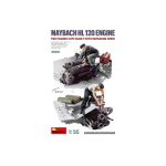 MAYBACH HL 120 ENGINE WITH REPAIR CREW KIT 1:35 Miniart Kit Figure Militari Die Cast Modellino