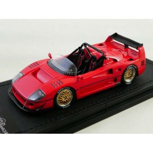 FERRARI F40 LM BEURLYS BARCHETTA SPIDER 1989 RED 1:43 TopMarques Auto Stradali Modellino