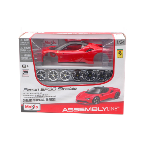 FERRARI SF90 STRADALE 2020 RED KIT 1:24 Maisto Kit Auto Modellino