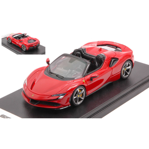 FERRARI SF90 HYBRID 1000hp 2019 SPIDER ROSSO CORSA 1:43 Looksmart Auto Stradali Modellino