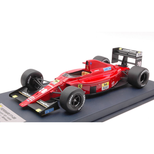 FERRARI F1 640 N.28 WINNER PORTUGAL GP 1989 G.BERGER 1:18 Looksmart Formula 1 Modellino