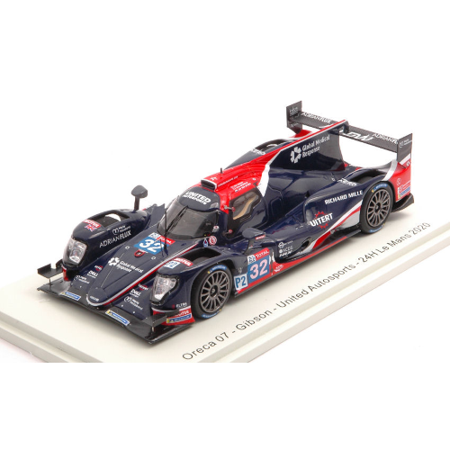 ORECA 07 N.32 LE MANS 2020 A.BRUNDLE-W.OWEN-J.VAN UITERT 1:43 Spark Model Auto Competizione Modellino