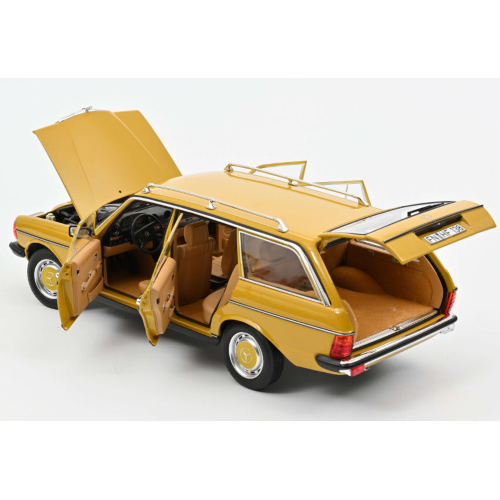 MERCEDES 230 T 1982 YELLOW 1:18 Norev Auto Stradali Modellino