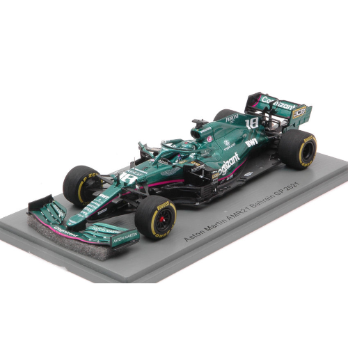ASTON MARTIN AMR21 LANCE STROLL 2021 N.18 BAHRAIN GP 1:43 Spark Model Formula 1 Modellino