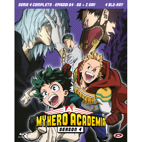 My Hero Academia - Stagione 04 The Complete Series (Eps. 64-88+2 Oav) (4 Blu-Ray)