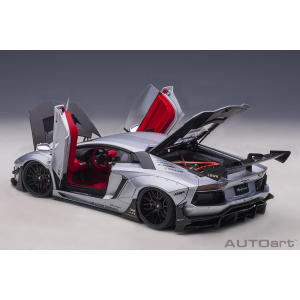 LIBERTY WALK LB-WORKS 2018 LAMBORGHINI AVENTADOR LIMITED SILVER 1:18 AutoArt Auto Stradali Modellino