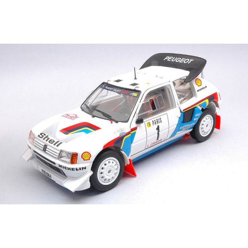 PEUGEOT 205 T16 N.1 MONTE CARLO 1986 T.SALONEN-S.HARJANNE 1:18 Norev Auto Rally Modellino