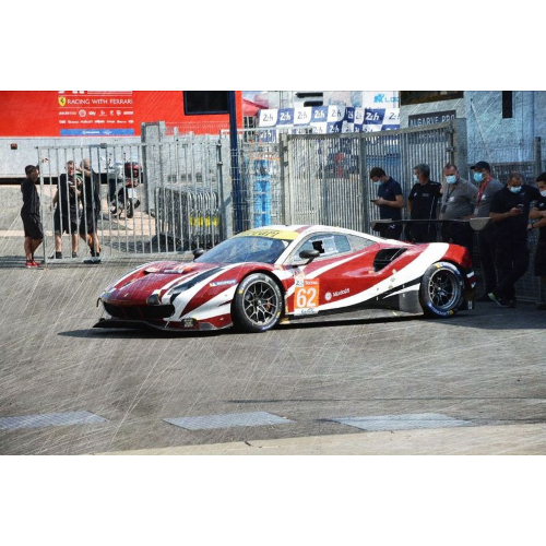 FERRARI 488 GTE EVO N.62 RED RIVER SPORT LE MANS 2020 GRIMES-HOLLINGS-MOWLEM 1:43 Looksmart Auto Competizione Modellino