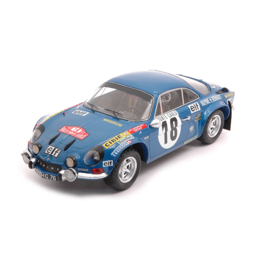 ALPINE RENAULT A110 N.18 RALLY MONTE CARLO 1973 ANDRUET-BICHE 1:24 Ixo Model Auto Rally Modellino