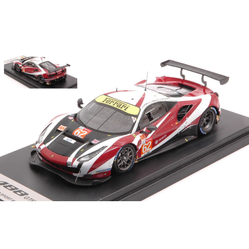 FERRARI 488 GTE EVO N.62 RED RIVER SPORT LE MANS 2020 GRIMES-HOLLINGS-MOWLEM 1:43 Looksmart Auto Competizione Modellino