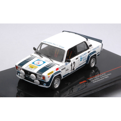 LADA 2105 N.12 RALLY SWEDEN 1983 VFTS BRUNDZA-GIRDAUSKAS 1:43 Ixo Model Auto Rally Modellino