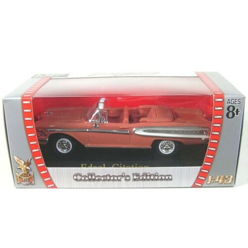 EDSEL CITATION 1958 CORAL PINK 1:43 Lucky Die Cast Auto Stradali Modellino