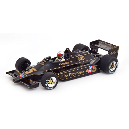 LOTUS FORD 79 N.5 JOHN PLAYER SPECIAL BELGIUM GP 1978 M.ANDRETTI 1:18 ModelCarGroup Formula 1 Modellino