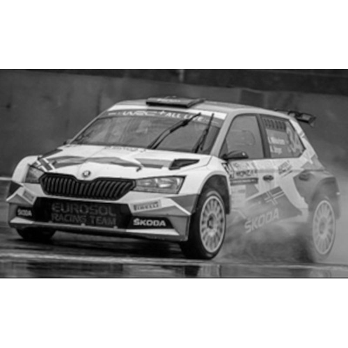 SKODA FABIA R5 EVO N.34 RALLY MONZA 2020 MIKKELSEN-SYNNEVAAG 1:43 Ixo Model Auto Rally Modellino