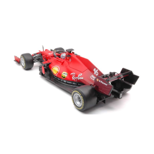 FERRARI F1 SF21 N.16 2021 CHARLES LECLERC 1:18 Burago Formula 1 Modellino