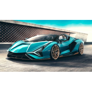 LAMBORGHINI SIAN FKP 37 HYBRID ROADSTER OPEN 2020 1:43 Looksmart Auto Stradali Modellino