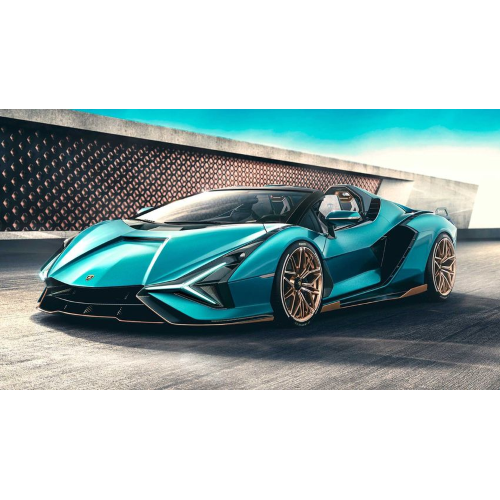 LAMBORGHINI SIAN FKP 37 HYBRID ROADSTER OPEN 2020 1:43 Looksmart Auto Stradali Modellino