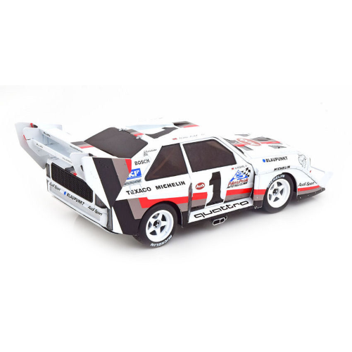 AUDI QUATTRO S1 N.1 WINNER PIKES PEAK 1987 WALTER ROHRL 1:18 CMR Classic Model Replicars Auto Rally Modellino