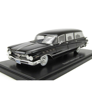 BUICK ELECTRA 1960 CARRO FUNEBRE - FUNERAL CAR BLACK HEARSE 1:43 Neo Scale Models Pompe Funebri Modellino