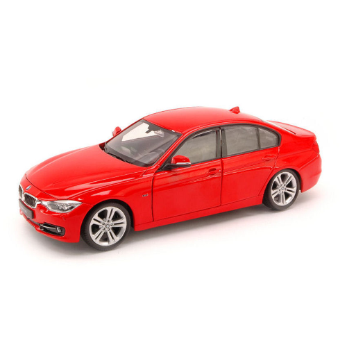 BMW 335i (F30) 2013 RED 1:24 Welly Auto Stradali Modellino