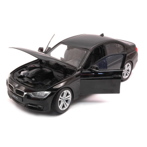 BMW 335i 3 SERIES F30) 2012 BLACK 1:18 Welly Auto Stradali Modellino