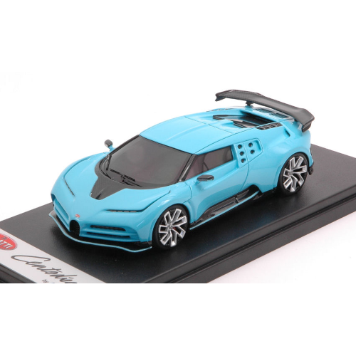 BUGATTI CENTODIECI HISTORIC BUGATTI 2019 LIGHT BLUE 1:43 Looksmart Auto Stradali Modellino