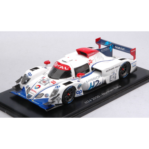 MISSION H24 N.42 HYDROGEN CAR TEST 2020 NORMAN NATO 1:43 Spark Model Auto Competizione Modellino