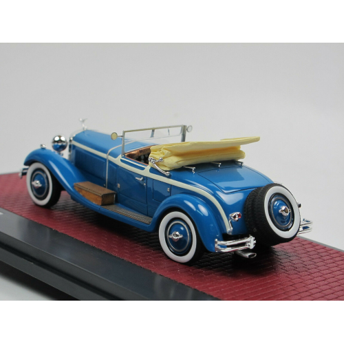 ISOTTA FRASCHINI 8A SS CASTAGNA ROADSTER OPEN 1929 BLUE 1:43 Matrix Scale Models Auto d'Epoca Modellino