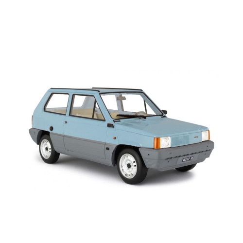 FIAT PANDA 30 1980 AZZURRO BAHIA 1:18 Laudo Racing Auto Stradali Modellino