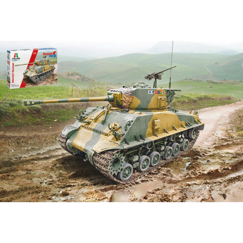 SHERMAN M4A3E8 KOREAN WAR KIT 1:35 Italeri Kit Mezzi Militari Modellino