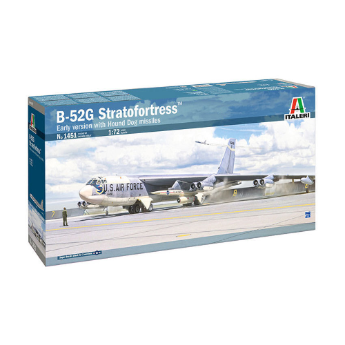B-52G EARLY WITH HOUND DOG KIT 1:72 Italeri Kit Aerei Modellino
