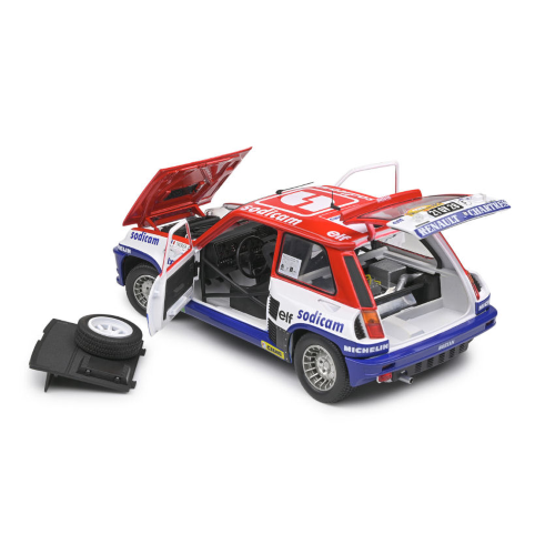 RENAULT 5 TURBO N.2 RALLY D'ANTIBES 1983 THERIER-VIAL 1:18 Solido Auto Rally Modellino