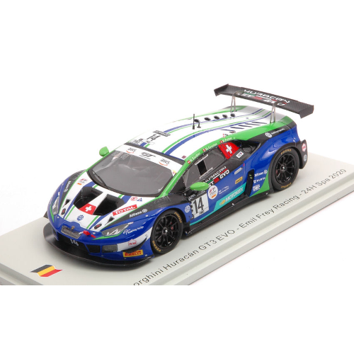 LAMBORGHINI HURACAN GT3 N.14 24 H SPA 2020 SIEDLER-GRENIER-FELLER 1:43 Spark Model Auto Competizione Modellino