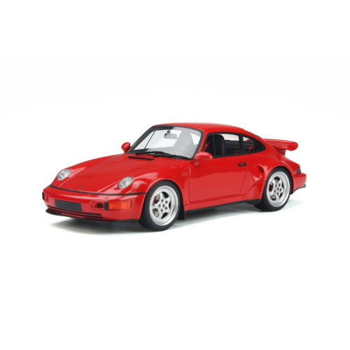 PORSCHE 911 [964] TURBO S FLACHBAU 1994 GUARDS RED 1:18 GT Spirit Auto Stradali Modellino