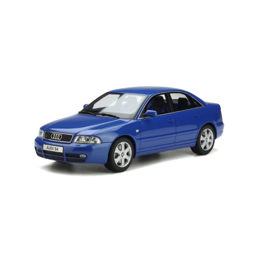 AUDI S4 2.7 BITURBO B5 2000 SEDAN BLUE 1:18 Ottomobile Auto Stradali Modellino
