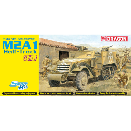 M2/M2A1 HALF TRACK SMART KIT 1:35 Dragon Kit Mezzi Militari Modellino