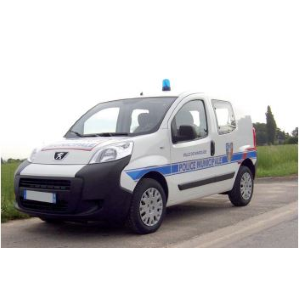 PEUGEOT BIPPER 2009 POLICE MUNICIPALE 1:43 Norev Forze dell'Ordine Modellino